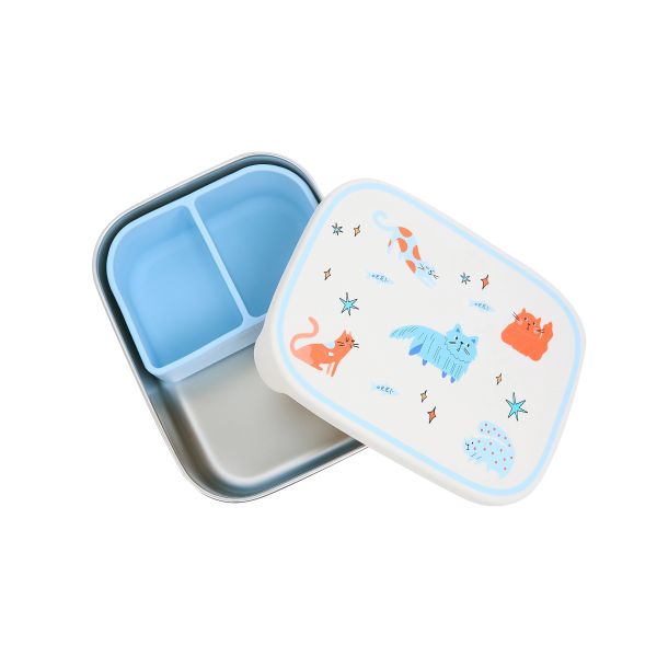 Stainless steel lunchbox - Meowtiful Cats