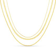 Fine chain 3 Necklace