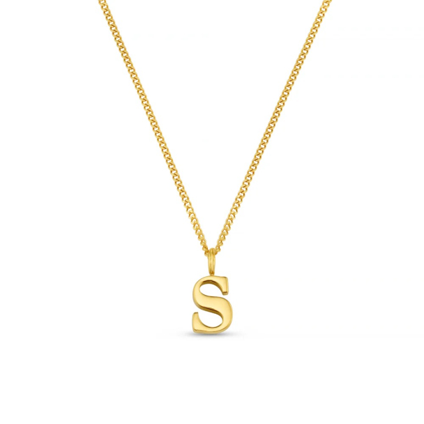 Luxe Letter "S" Necklace 