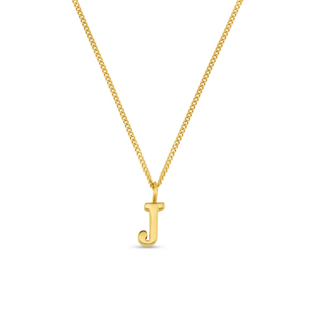Luxe Letter "J" Necklace 