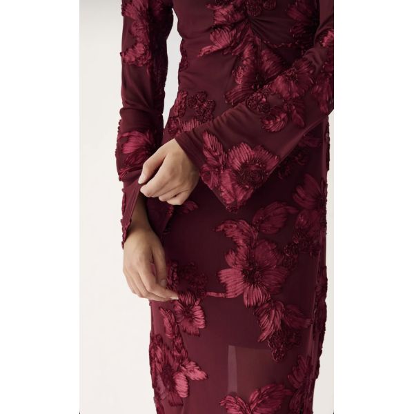 Kameyella Dress Wine