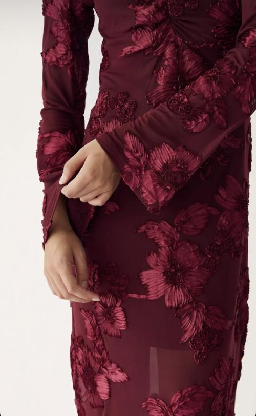 Kameyella Dress Wine