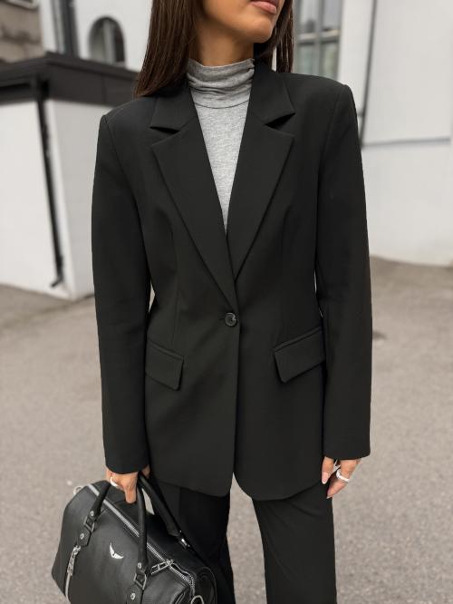 Fitted Aila Blazer - Black