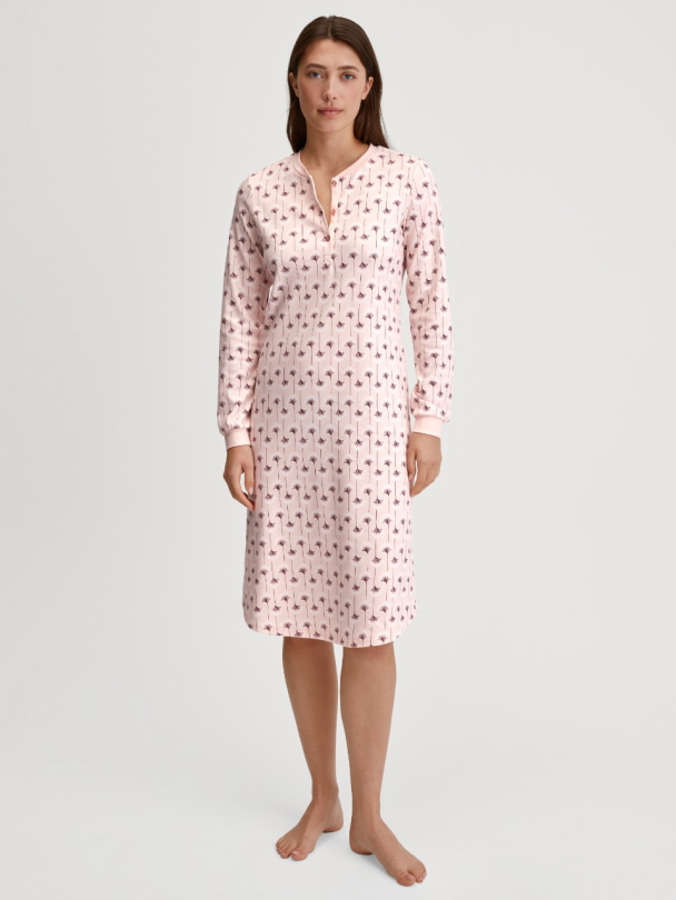 Midnight Flowers nattkjole, Pearl blush - Image 1