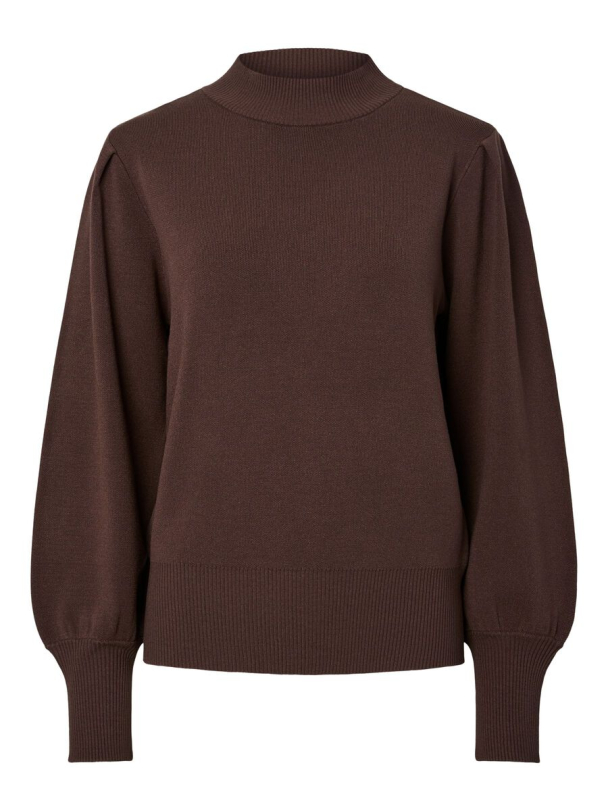 Fonny Knit Pullover - Chocolate Brown   - Image 2