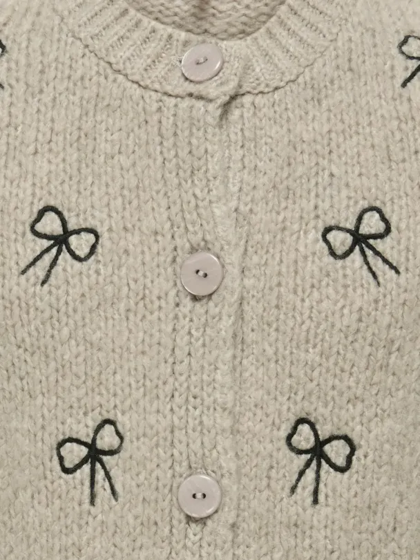 KOGcody Strikket Jakke Sløyfe - Image 4