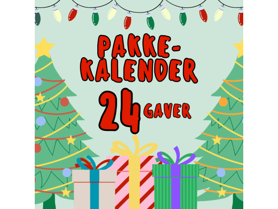 Pakkekalender med 24 gaver