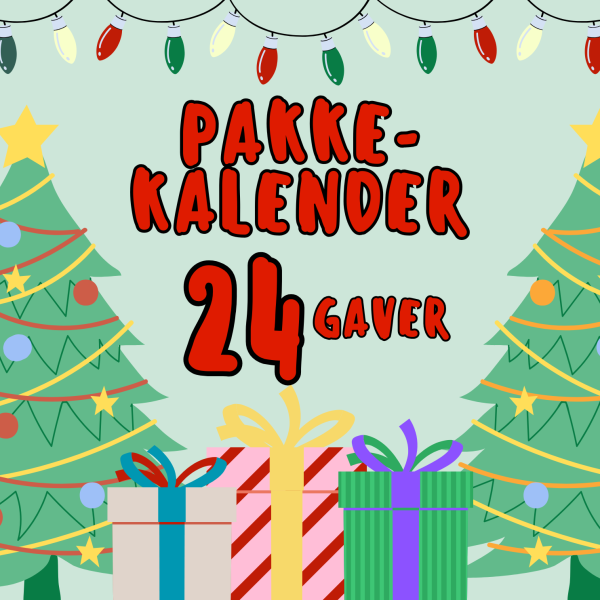 Pakkekalender med 24 gaver