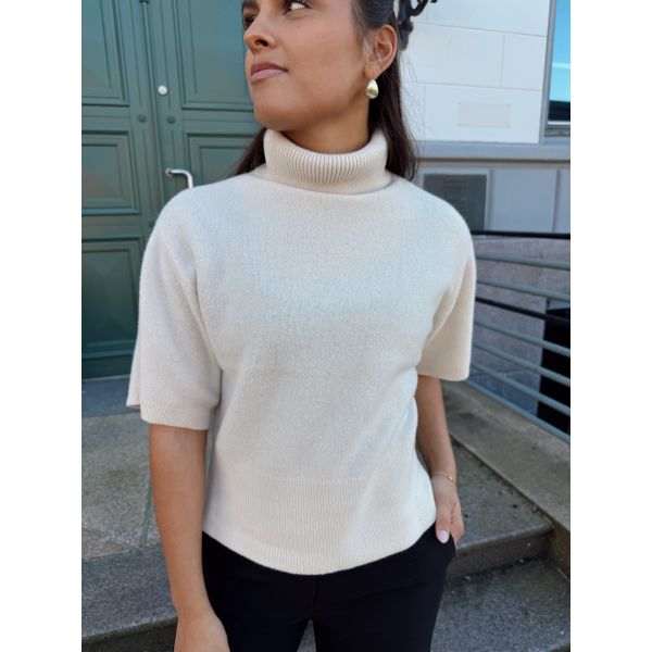 Emila 2/4 Wool Knit Pullover - Sandshell 
