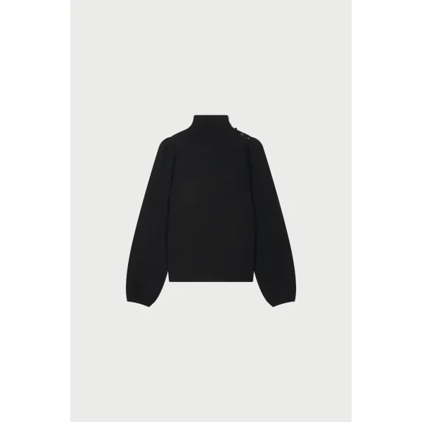 Molly Turtleneck Pullover Black   |  Molly Turtleneck Pullover Black fra Fabienne Chapot 