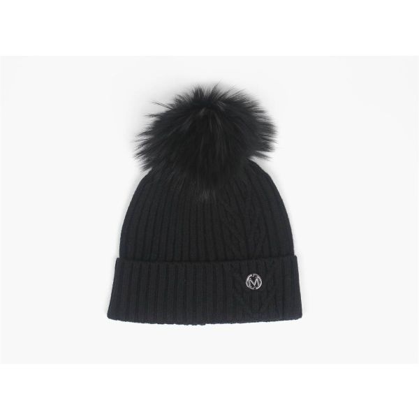 Klassisk Lue i Rib Med Dusk - Black