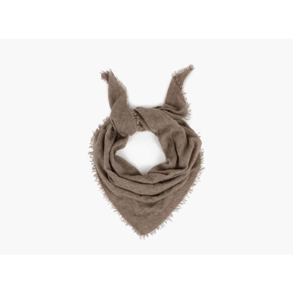 Mona Kasjmir Triangel Skjerf - Beige