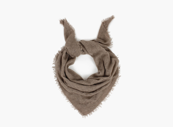 Mona Kasjmir Triangel Skjerf - Beige
