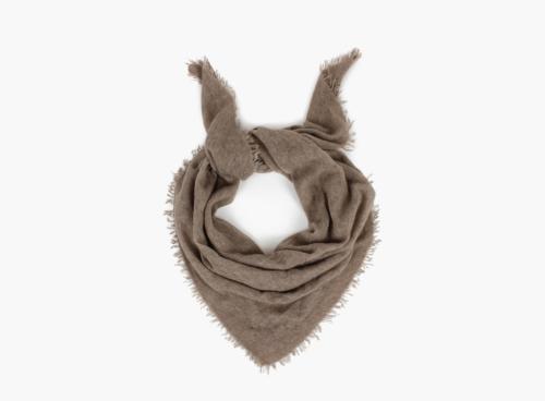 Mona Kasjmir Triangel Skjerf - Beige