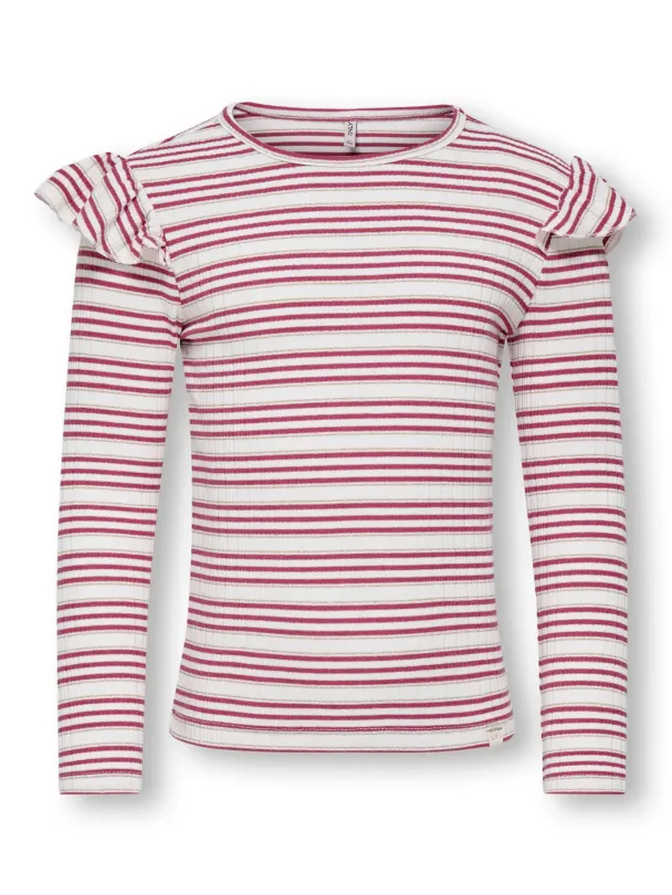 KMGcecilia Frill Glitter Topp - Image 1