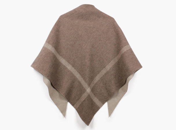 Nina To-sidig Triangel Sjal - Beige - Image 2