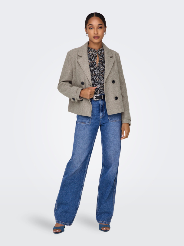 Only Freja kort dobbelspent kåpe - Image 3