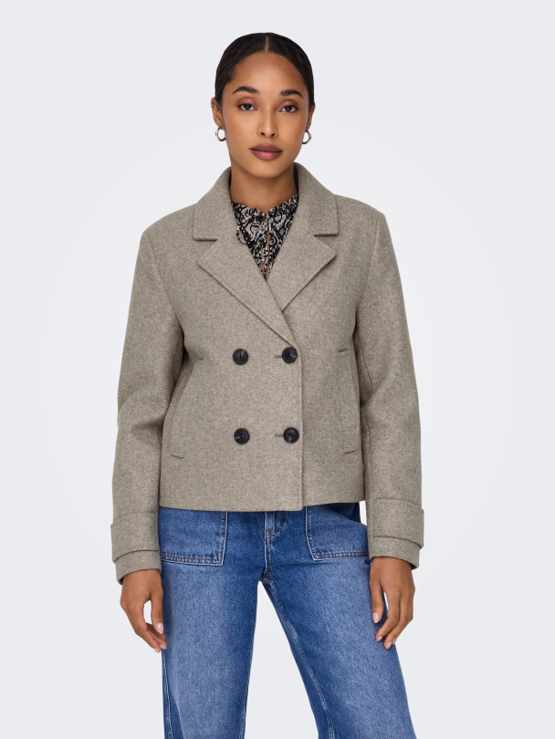 Only Freja kort dobbelspent kåpe - Image 1