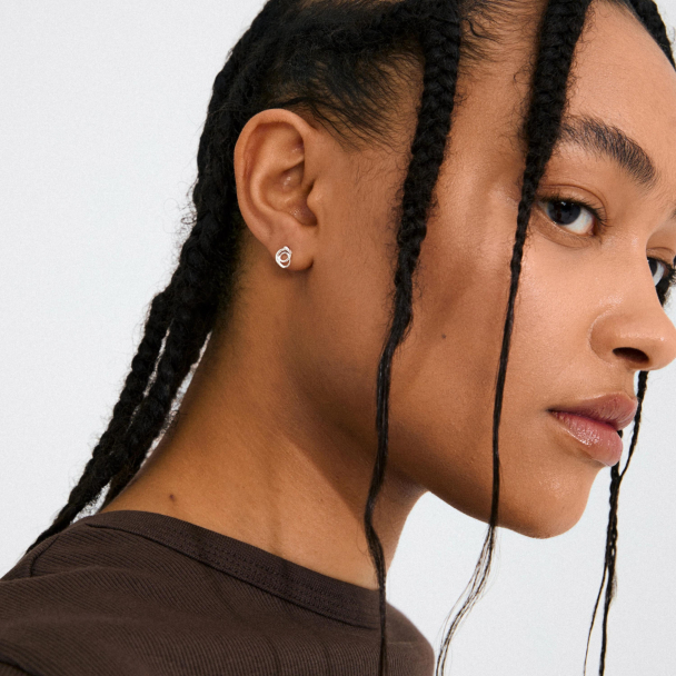 Pilgrim Diego sølvbelagte øredobber - Image 2