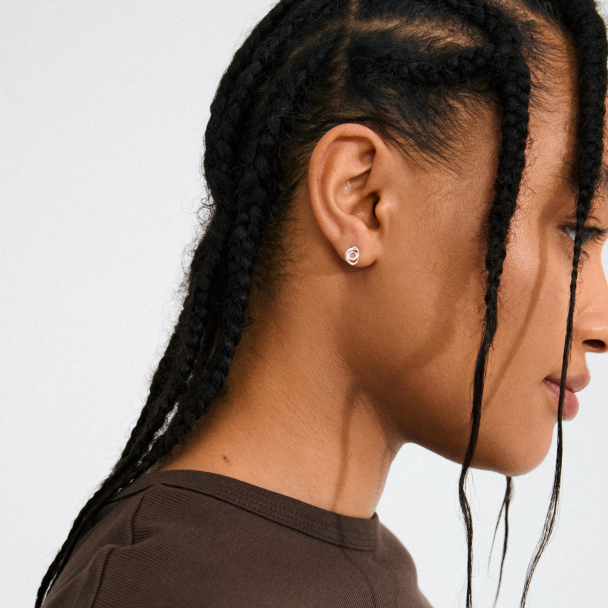 Pilgrim Diego sølvbelagte øredobber - Image 3