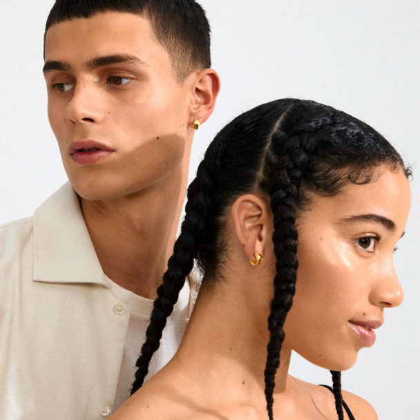 Pilgrim Instant gullbelagte øredobber - Image 2