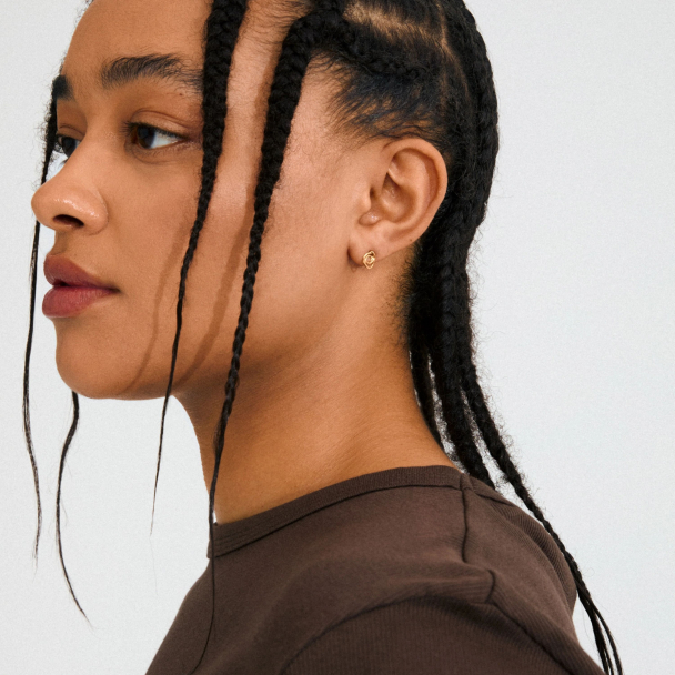 Pilgrim Diego gullbelagte øredobber - Image 2