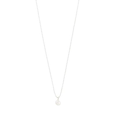 Pilgrim Hadley sølvbelagt halskjede med ferskvannsperle