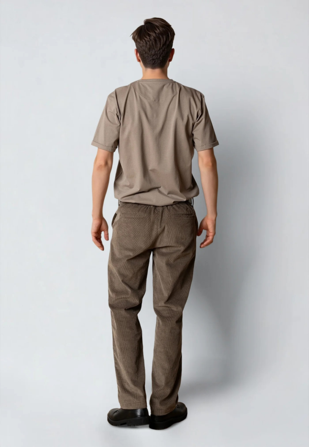 Basic Organic t-shirt, beige - Image 2