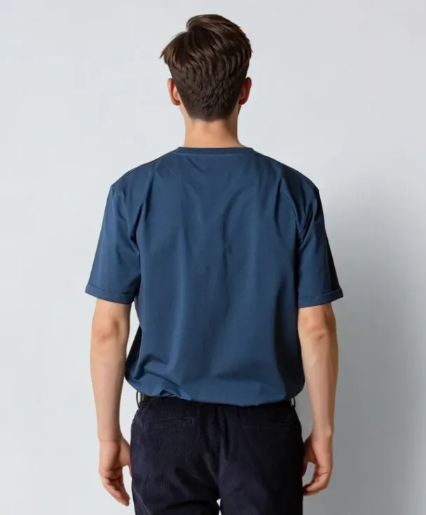 Basic Organic t-shirt, blå - Image 2