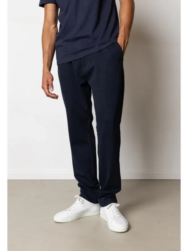Brendon Jersey Pants regular, navy - Image 1