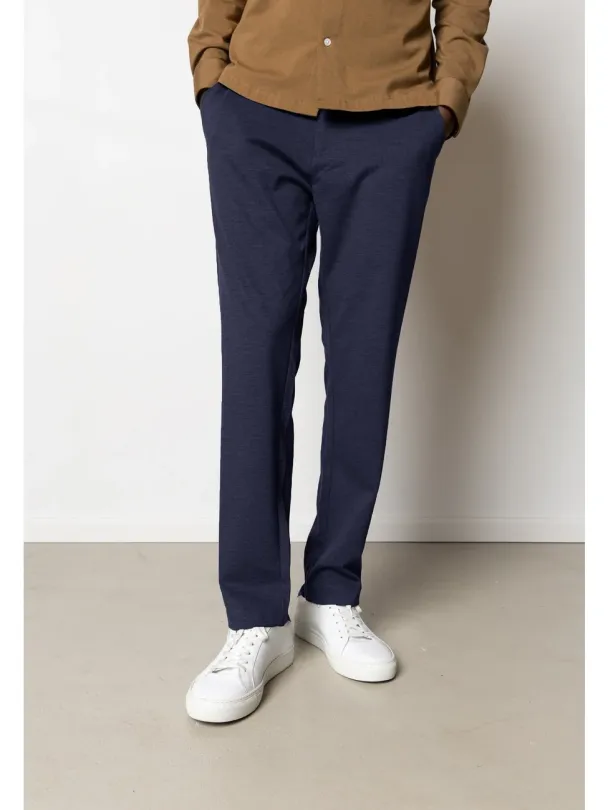 Brendon Jersey Pants long, navy - Image 4