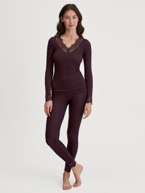 Joy leggings, black cherry - Image 4