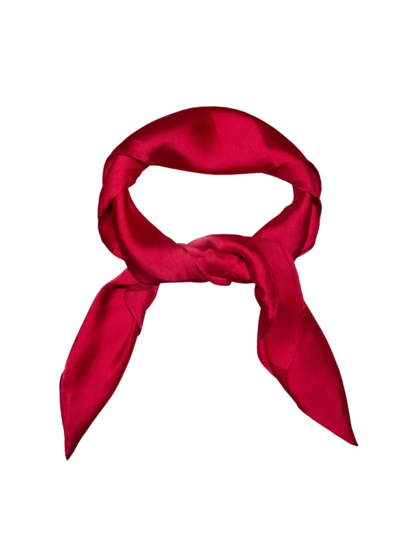 Skjerf Ensfarget  Firkantet 70X70 cm - Image 2