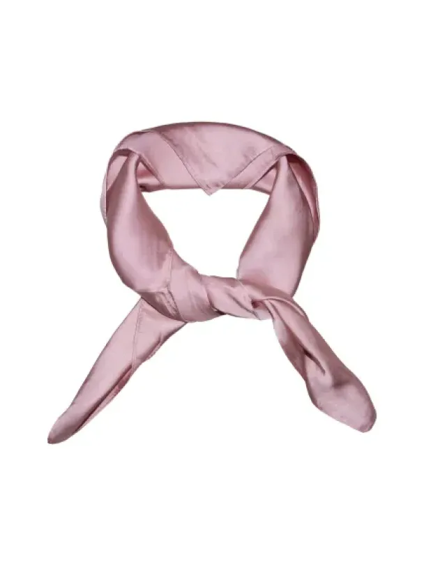 Skjerf Ensfarget  Firkantet 70X70 cm - Image 3