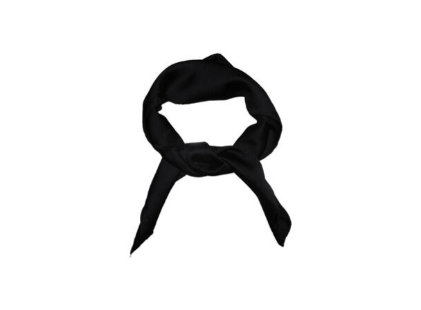 Skjerf Ensfarget  Firkantet 70X70 cm - Image 6