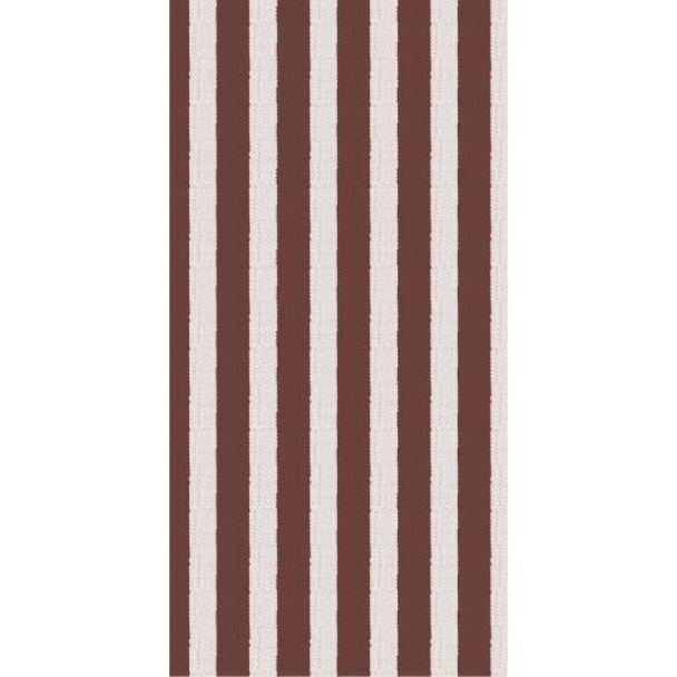 Servietter brune striper tekstilutseende 16 stk per pakke