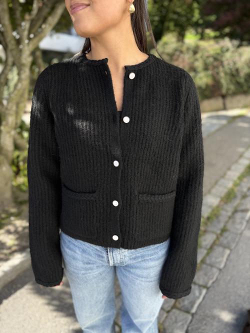 Emilie Knit Cardigan - Black