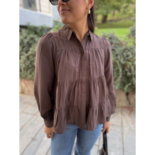 Pala Shirt - Chocolate Brown 