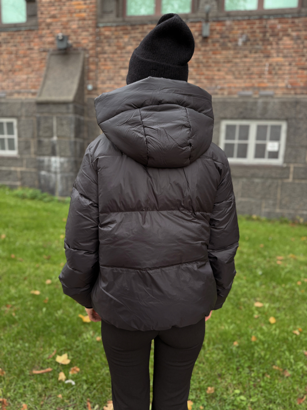 Poppel Down Blend Jacket - Black - Image 3