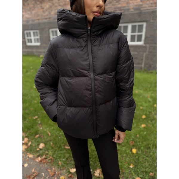 Poppel Down Blend Jacket - Black