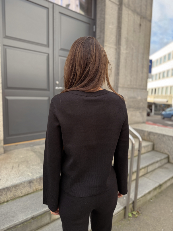 Pimi Knit Cardigan - Black - Image 6