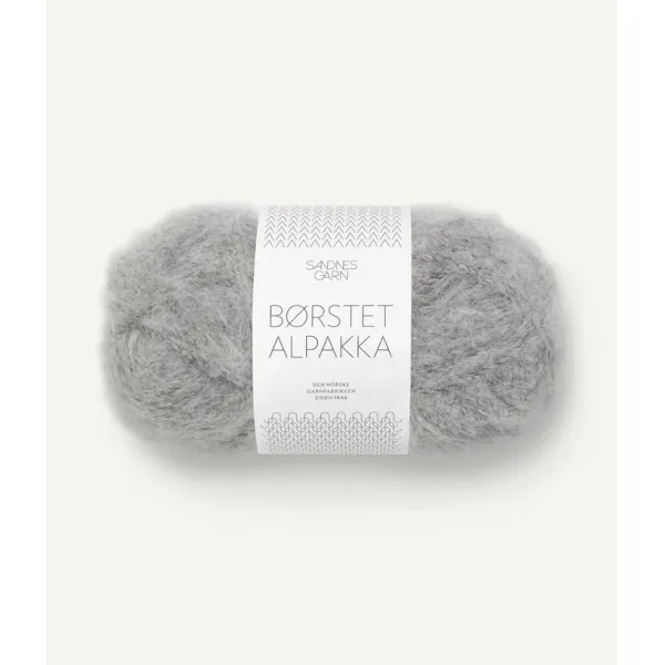 Børstet Alpakka 1042
