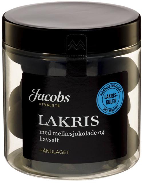 Lakriskuler Melkesjokolade & havsalt 150g