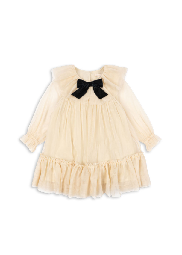 Bow Dress - Parchment - Image 1