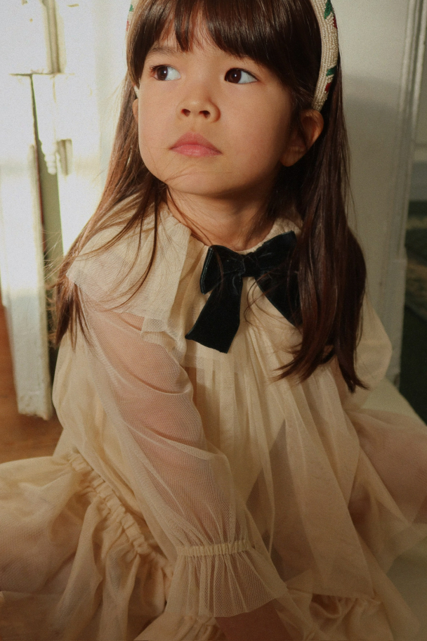 Bow Dress - Parchment - Image 6