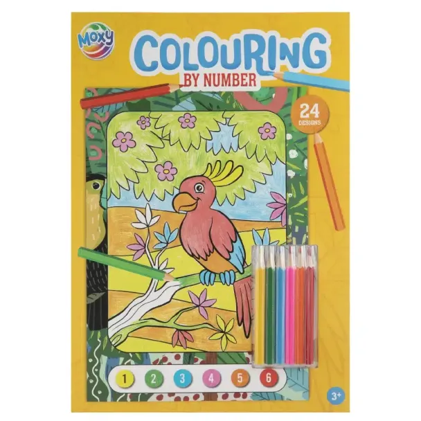 Colour by number m/ fargeblyanter - Image 1