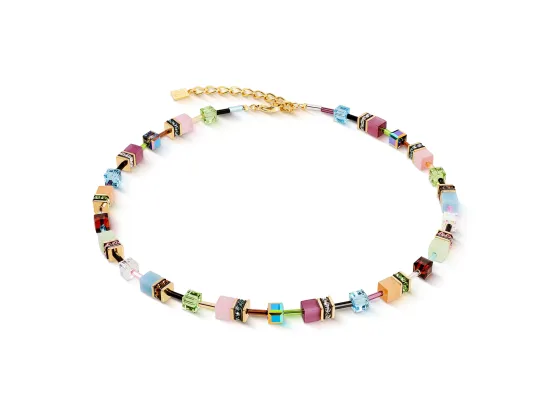 GEOCUBE Necklace Iconic Art Nouveau Gold