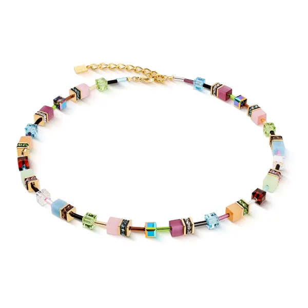 GEOCUBE Necklace Iconic Art Nouveau Gold