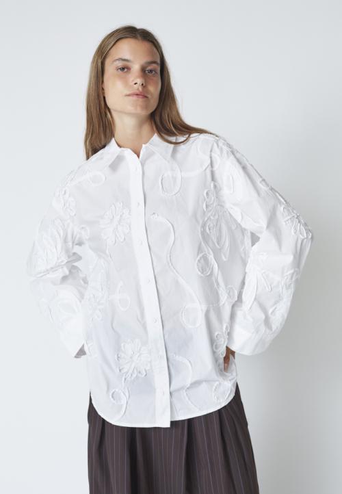 Xavier Flower Shirt   |     Xavier Flower Shirt fra Co´Couture