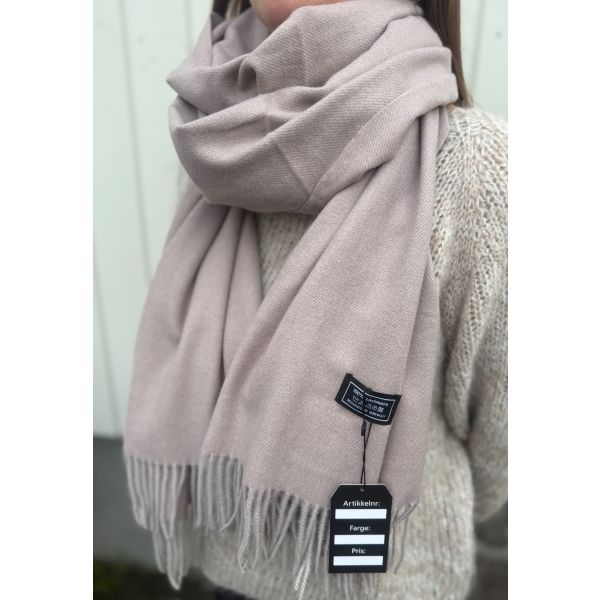 Cashmere skjerf -  Sand  